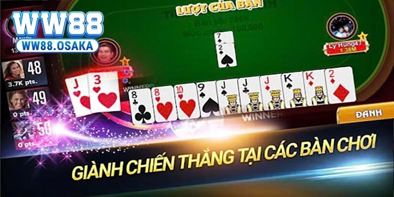 Các bước chơi phỏm tại WW88